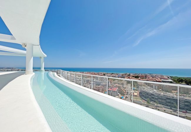  in Canet d´en berenguer - Global Properties: Apartment with terrace and views of the Mediterranean coast